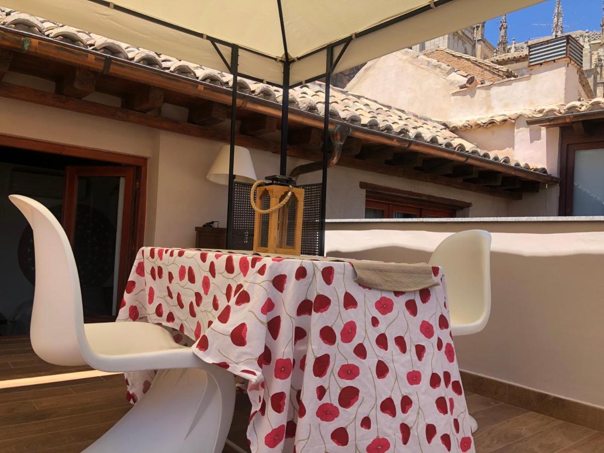 Apartamento Canonigo - Terraza Con Vistas Toledo Dış mekan fotoğraf